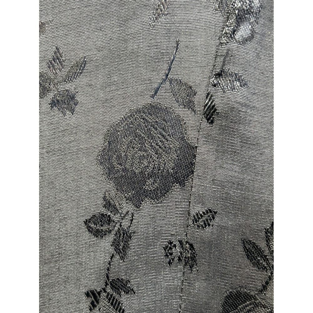 Vintage Vest Women Medium Black Floral Patchwork Quilted Embroidered Boho - Picture 9 of 10
